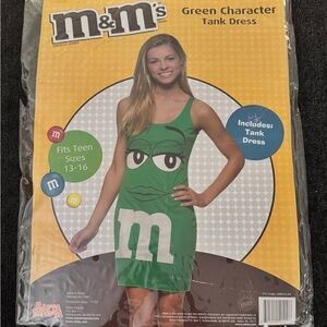 M&M'S Green Character Tank Dress Costume